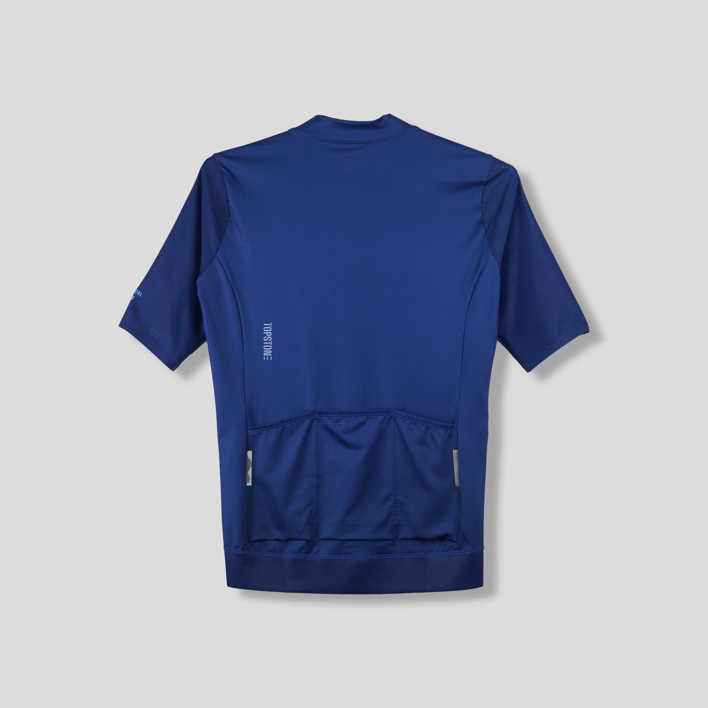 Jersey de Ciclismo Topstone Race Blue Stream vista trasera – TopStone Costa Rica
