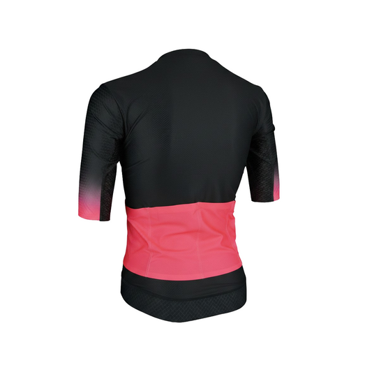 Jersey de Ciclismo Topstone Pro Neon Pink vista trasera – TopStone Costa Rica