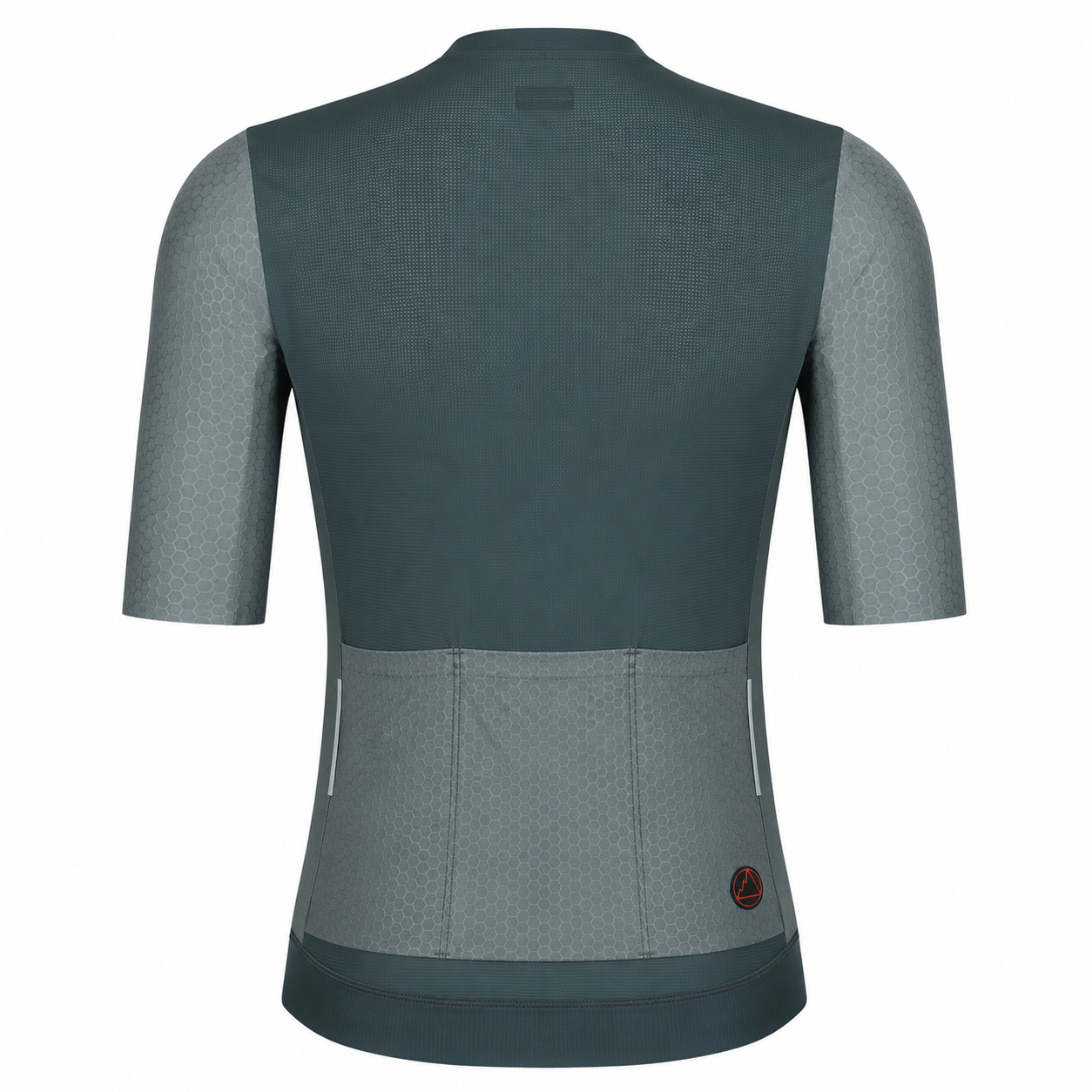 Jersey de Ciclismo Topstone Elegance DuoGray Hombre vista trasera – TopStone Costa Rica