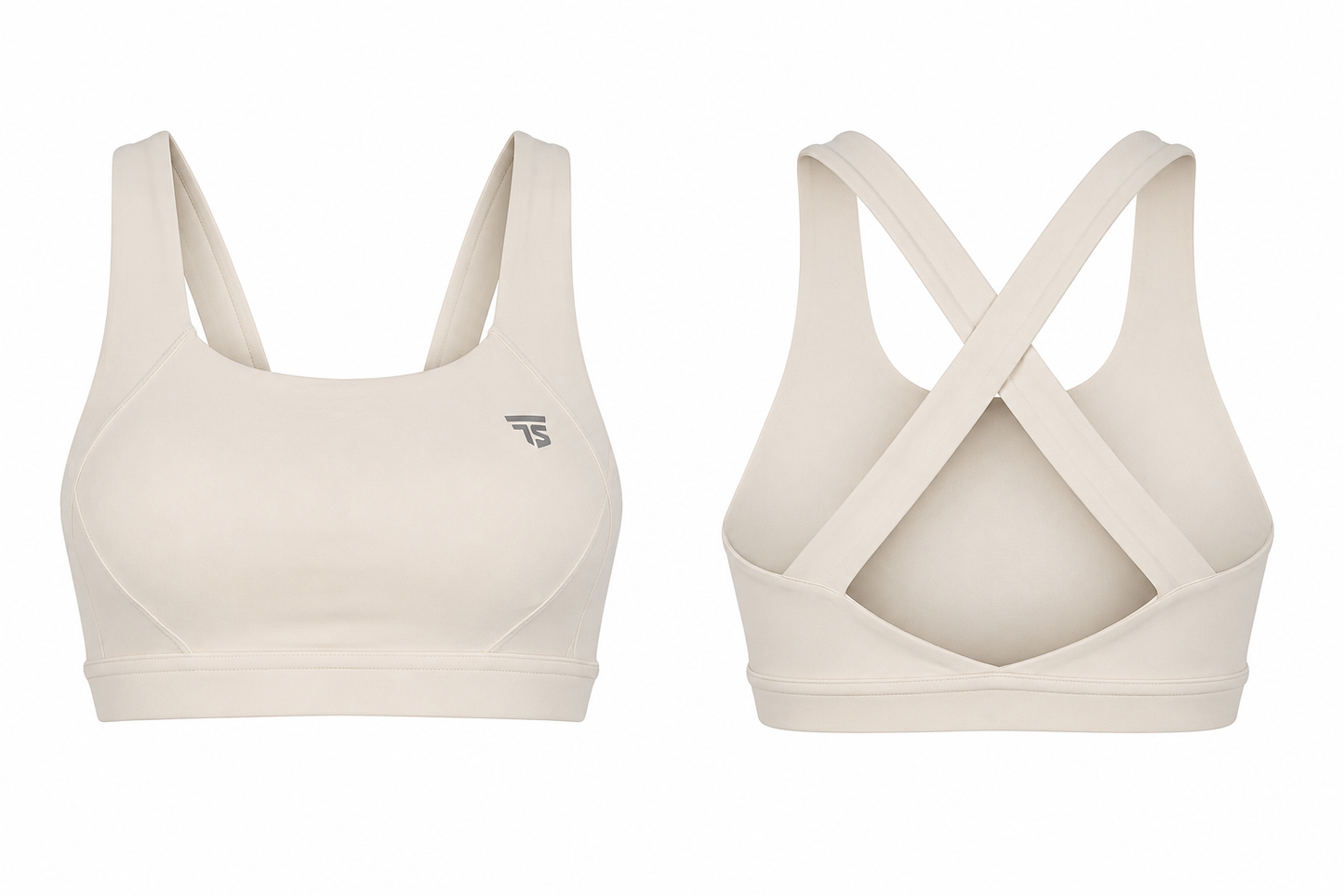 Top Deportivo Basic Crema