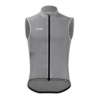 Chaleco Corta Viento Gris TopStone – Ropa de ciclismo Costa Rica