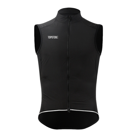 Chaleco Corta Viento Negro TopStone – Ropa de ciclismo Costa Rica