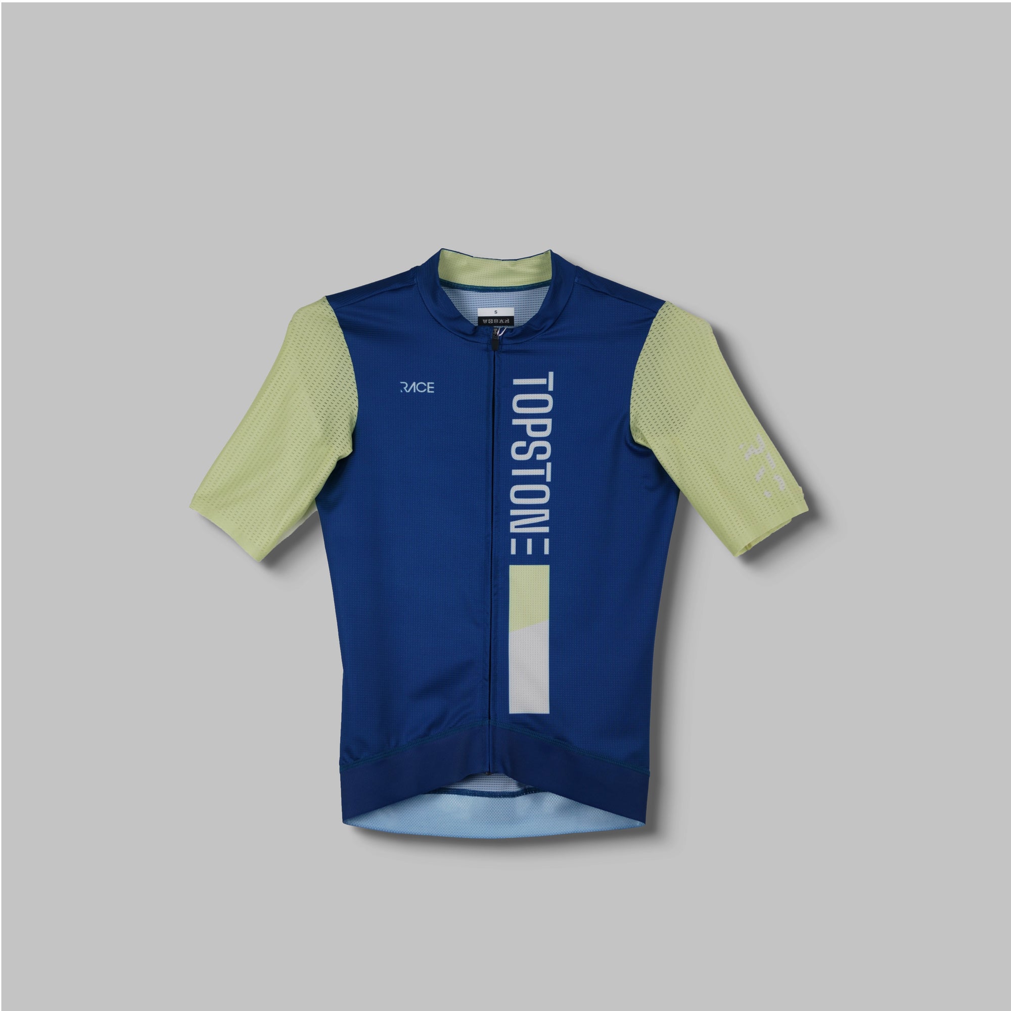 Jersey de Ciclismo Topstone – Modelo Race Lime-Blue