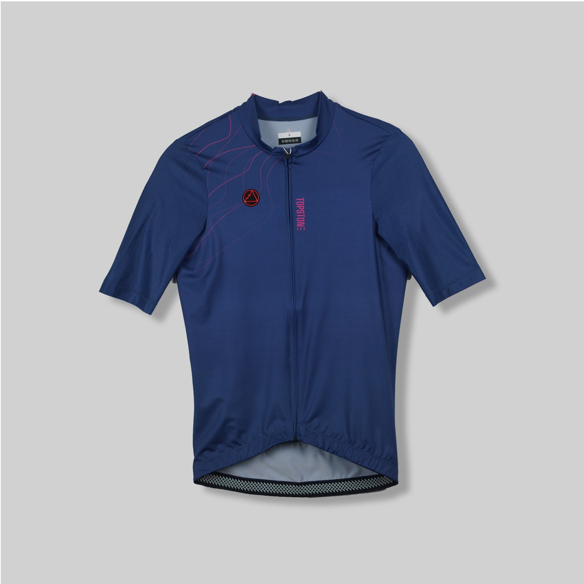 Jersey de Ciclismo Topstone Race Blue Stream mujer frente – TopStone Costa Rica