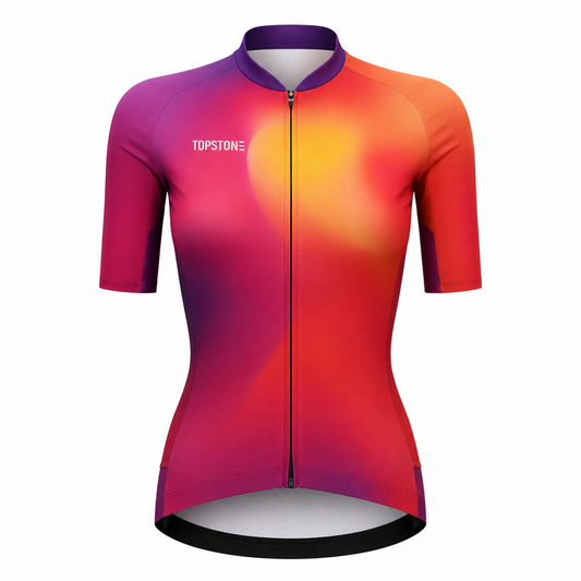 Jersey de Ciclismo Topstone Race FireMist Mujer frente – TopStone Costa Rica