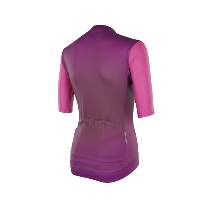 Jersey de Ciclismo Topstone Race Berry Dual mujer vista trasera – TopStone Costa Rica