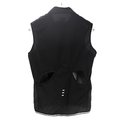 Chaleco Corta Viento Negro TopStone lateral – ciclismo Costa Rica