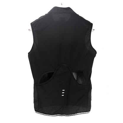 Chaleco Corta Viento Negro TopStone lateral – ciclismo Costa Rica