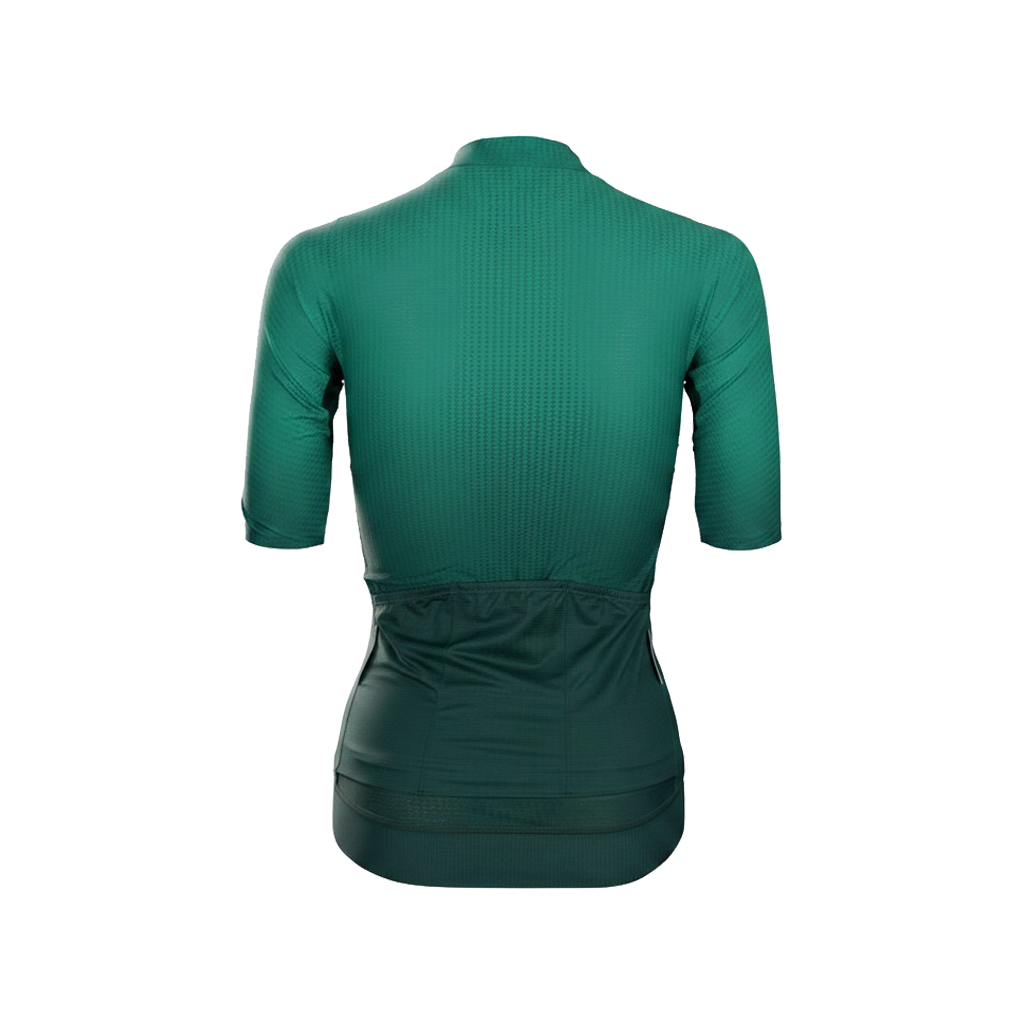 Jersey de Ciclismo Topstone Pro Verde Difuminado mujer detalle – TopStone Costa Rica