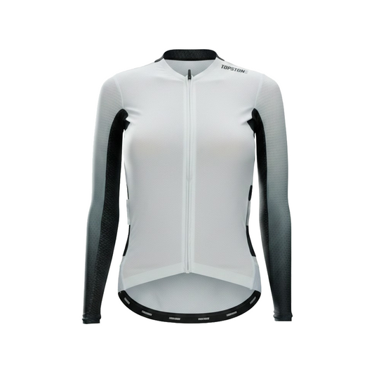 Jersey de Ciclismo Topstone Pro Blanca 4 Bolsas Manga Larga – Ropa de ciclismo TopStone Costa Rica
