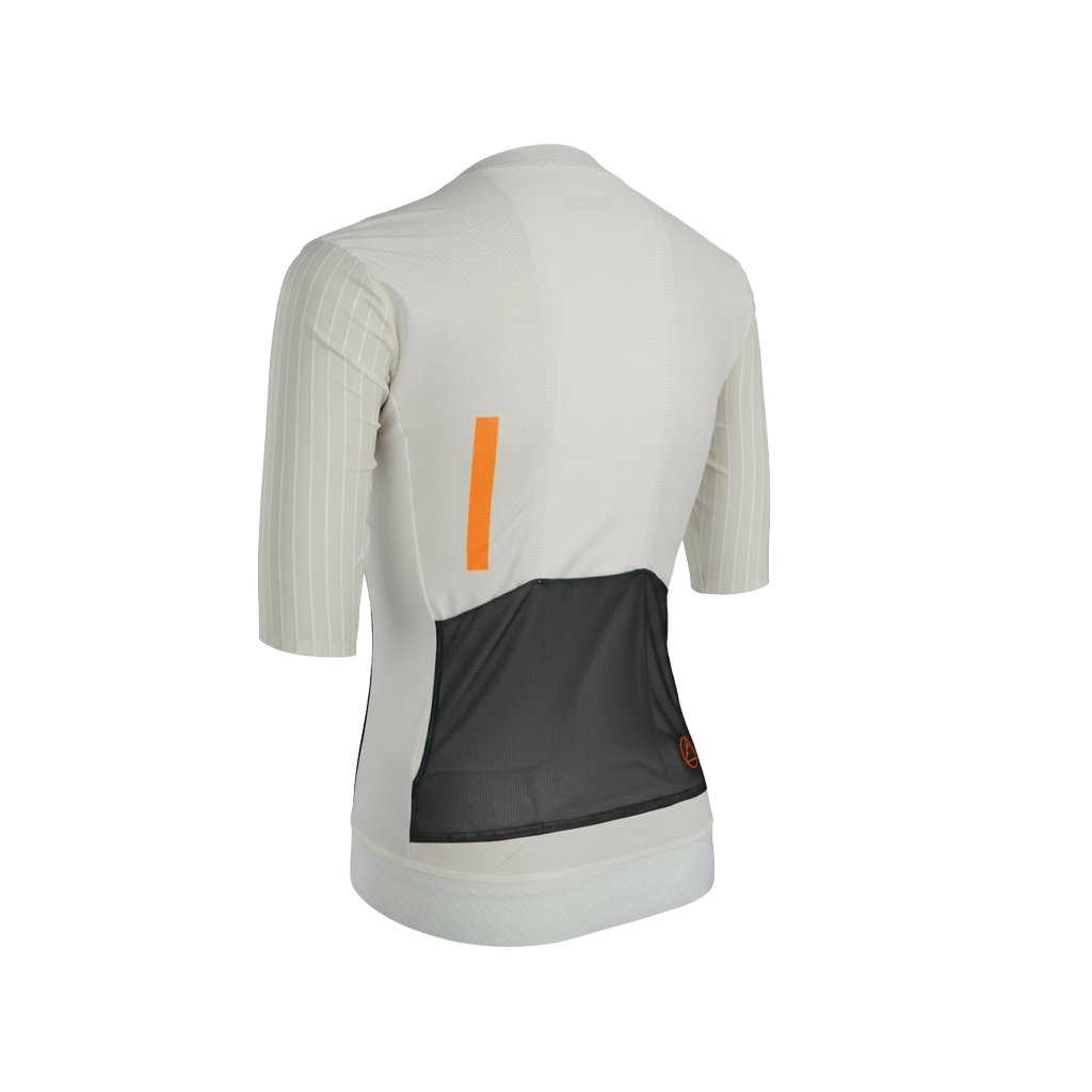 Jersey de Ciclismo Topstone Elegance White Noise detalle – TopStone Costa Rica