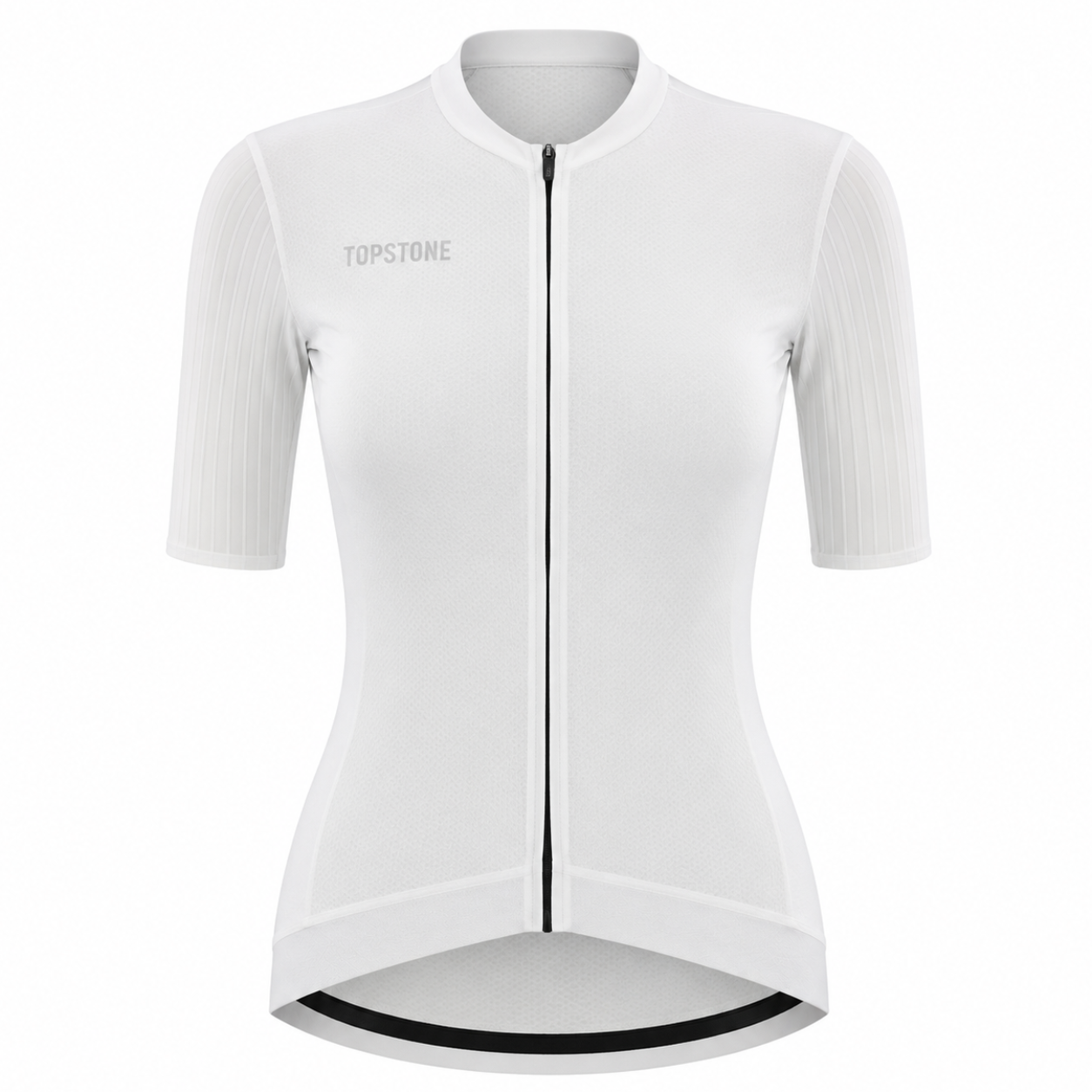 Jersey de Ciclismo Topstone Elegance White Noise Mujer frente – TopStone Costa Rica