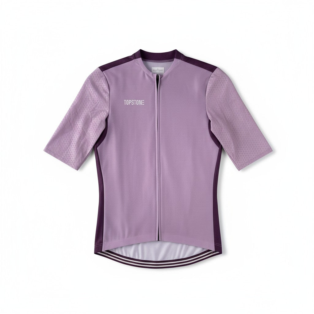 Jersey de Ciclismo Topstone Elegance DuoPurple frente – TopStone Costa Rica