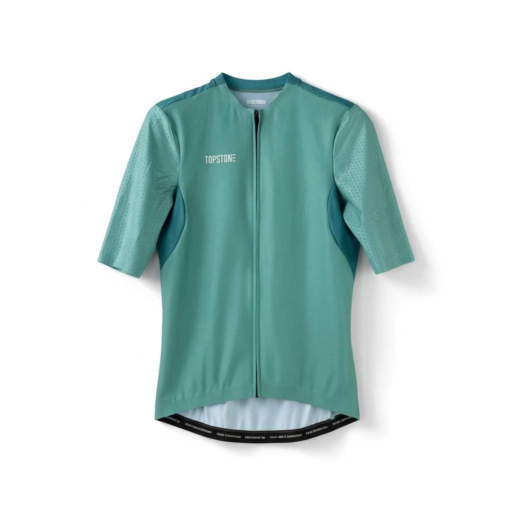 Jersey de Ciclismo Topstone Elegance DuoGreen frente – TopStone Costa Rica