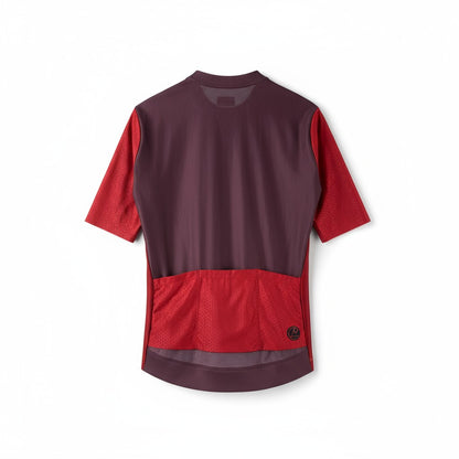 Jersey de Ciclismo Topstone Elegance DuoRed vista trasera – TopStone Costa Rica