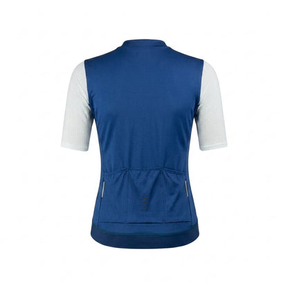 Jersey de Ciclismo Topstone Race Skyline Navy detalle – TopStone Costa Rica