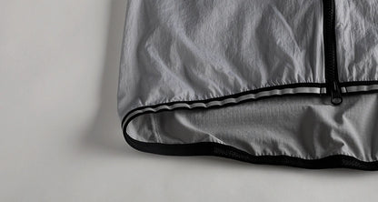 Chaleco Corta Viento Gris TopStone modelo – ciclismo Costa Rica