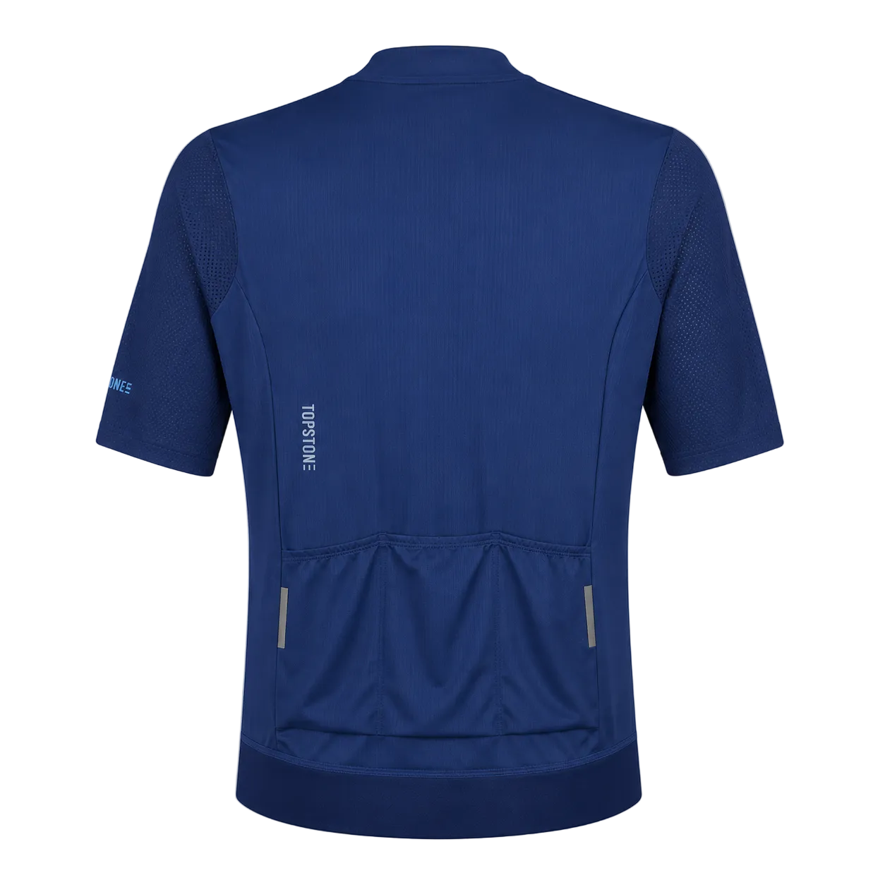 Jersey de Ciclismo Topstone Race Blue Stream Hombre detalle – TopStone Costa Rica