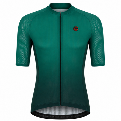 Jersey de Ciclismo Topstone Pro Verde Difuminado Hombre frente – TopStone Costa Rica