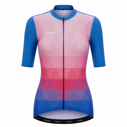 Jersey de Ciclismo Topstone Race Prism Flow Mujer frente – TopStone Costa Rica