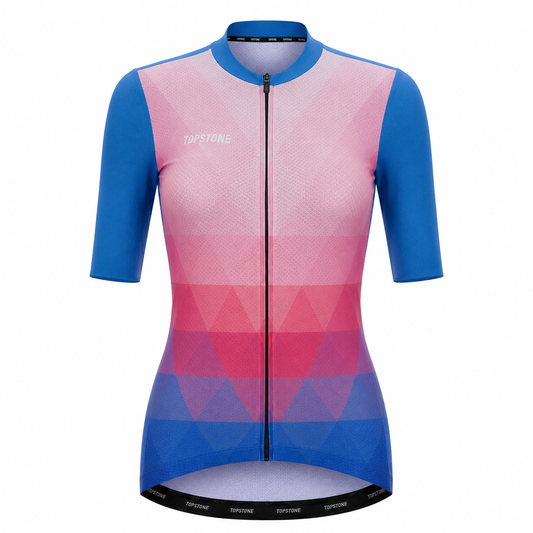 Jersey de Ciclismo Topstone Race Prism Flow Mujer frente – TopStone Costa Rica