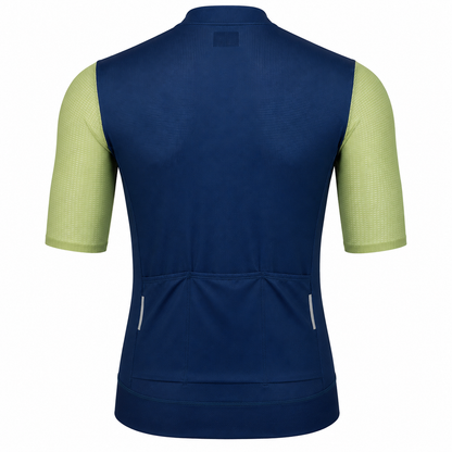 Jersey de Ciclismo Topstone Race Lime-Blue Hombre detalle – TopStone Costa Rica