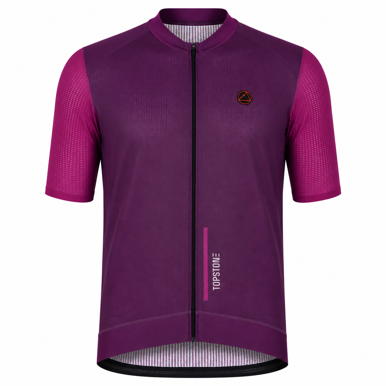 Jersey de Ciclismo Topstone Race Berry Dual Hombre frente – TopStone Costa Rica