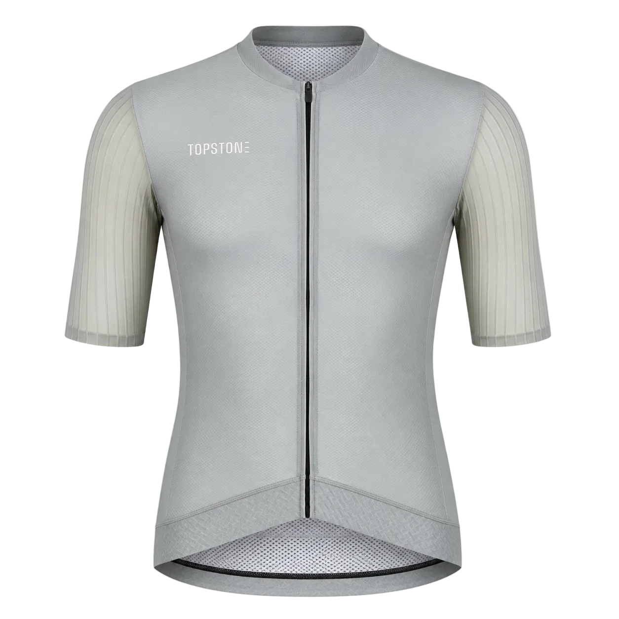 Jersey de Ciclismo Topstone Elegance Sand Dust Hombre frente – TopStone Costa Rica