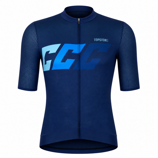 Jersey de Ciclismo Topstone Race Azul CCC frente – TopStone Costa Rica