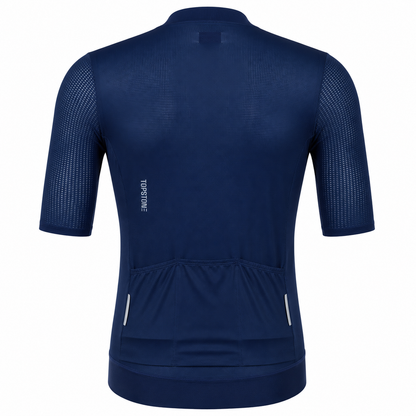 Jersey de Ciclismo Topstone Race Azul CCC detalle – TopStone Costa Rica