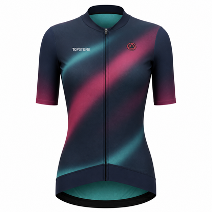 Jersey de Ciclismo Topstone Race Nebula Flare Mujer frente – TopStone Costa Rica
