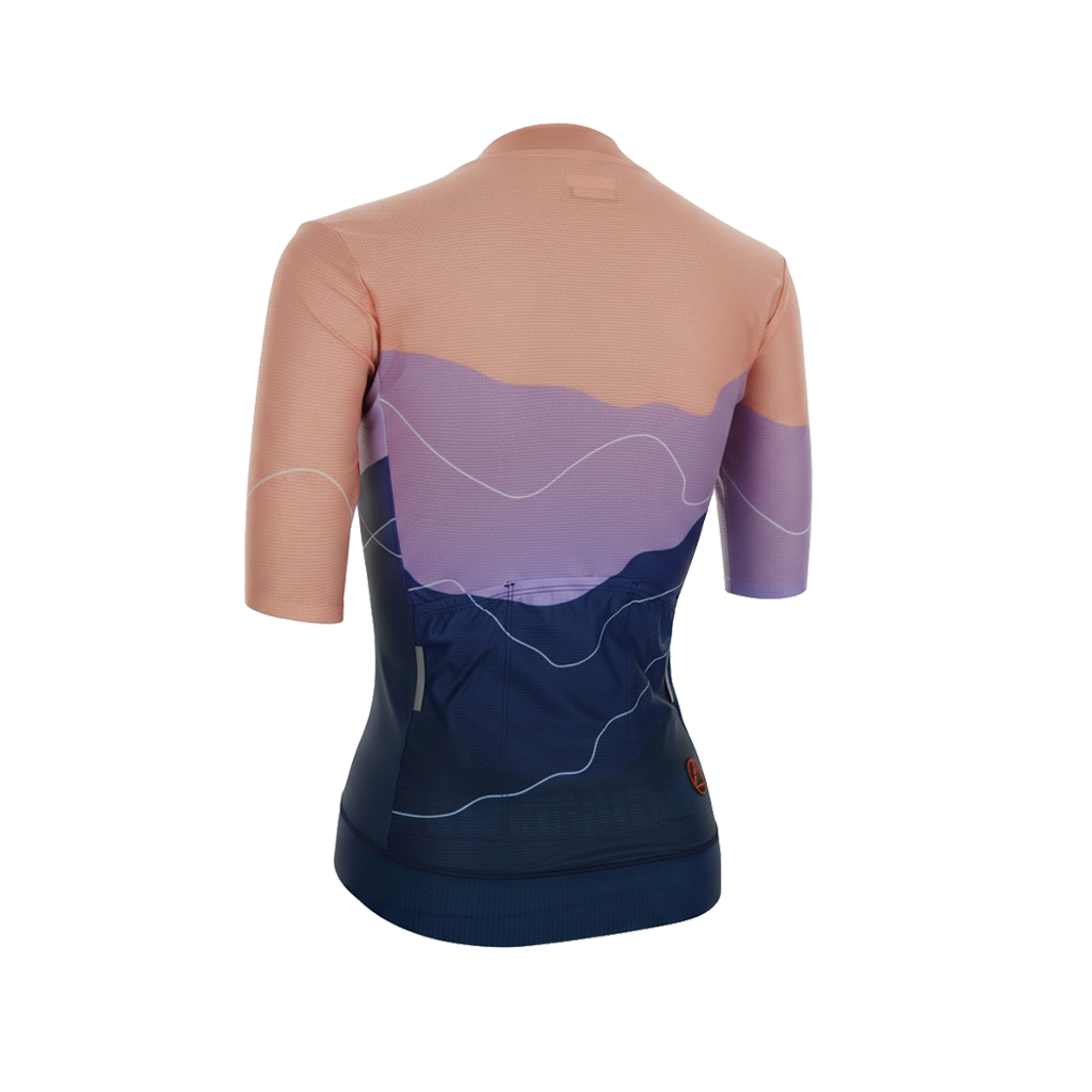 Jersey de Ciclismo Topstone Race Horizon Waves detalle – TopStone Costa Rica